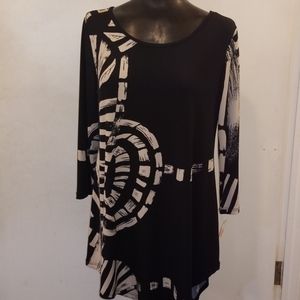 Knit tunic 3/4 sleeve